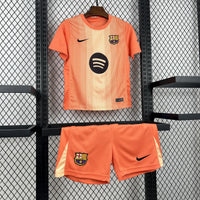Camisa e Pantalones Cortos para Niño FC Barcelona Portero 25/26
