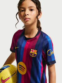 Camisa e Pantalones Cortos para Niño FC Barcelona Home 26/27