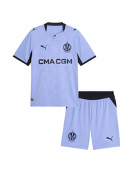 Camiseta y Pantalones Cortos para Niños Olympique de Marseille Third 26/27