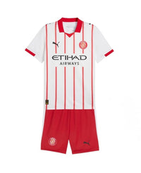 Camisa e Pantalon Corto Niño Girona Home 25/26