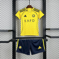 Camiseta e Pantalones Cortos para Niños Al-Nassr Home 25/26