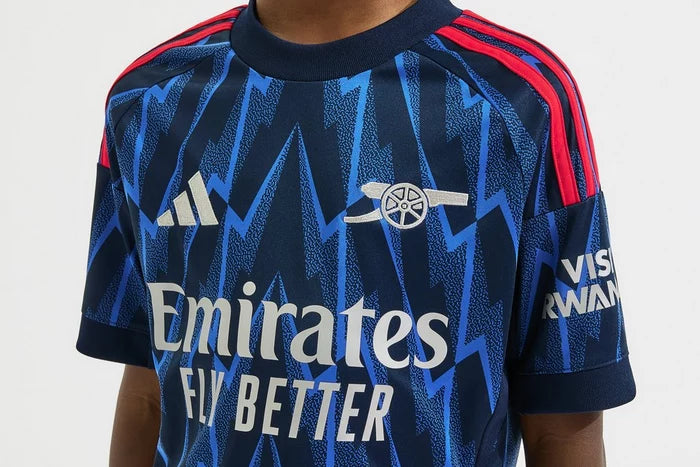 Camisa y Pantalones Cortos para Niños Arsenal Away 25/26 Con Medias