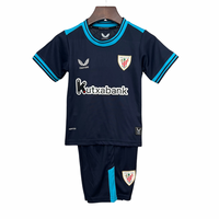 Camisetas y Pantalones Cortos Niños Athletic Bilbao Away 25/26