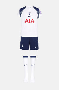Camiseta y Pantalones Cortos para Niños Tottenham Hotspur Home 25/26- Con Media