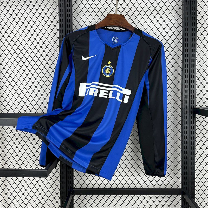 Camiseta Retro Inter manga larga Home 04/05