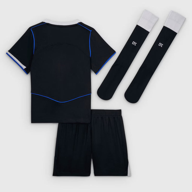 Camisa y Pantalones Cortos para Niños Chelsea Third 25/26-Con Medias