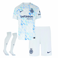 Camiseta y Pantalon Corto para Niño Inter Away 25/26 - Con Medias