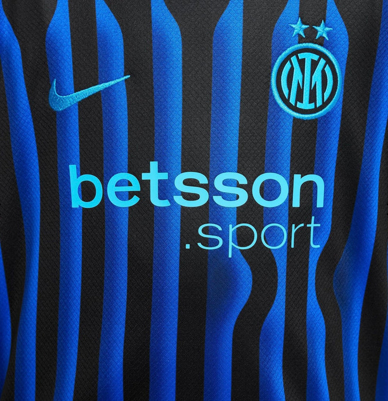 Camiseta y Pantalon Corto para Niño Inter Home 25/26 - Con Medias