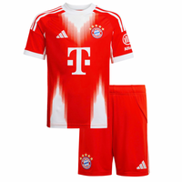 Camiseta y Pantalones Cortos para Niños Bayern de Múnich Home 25/26