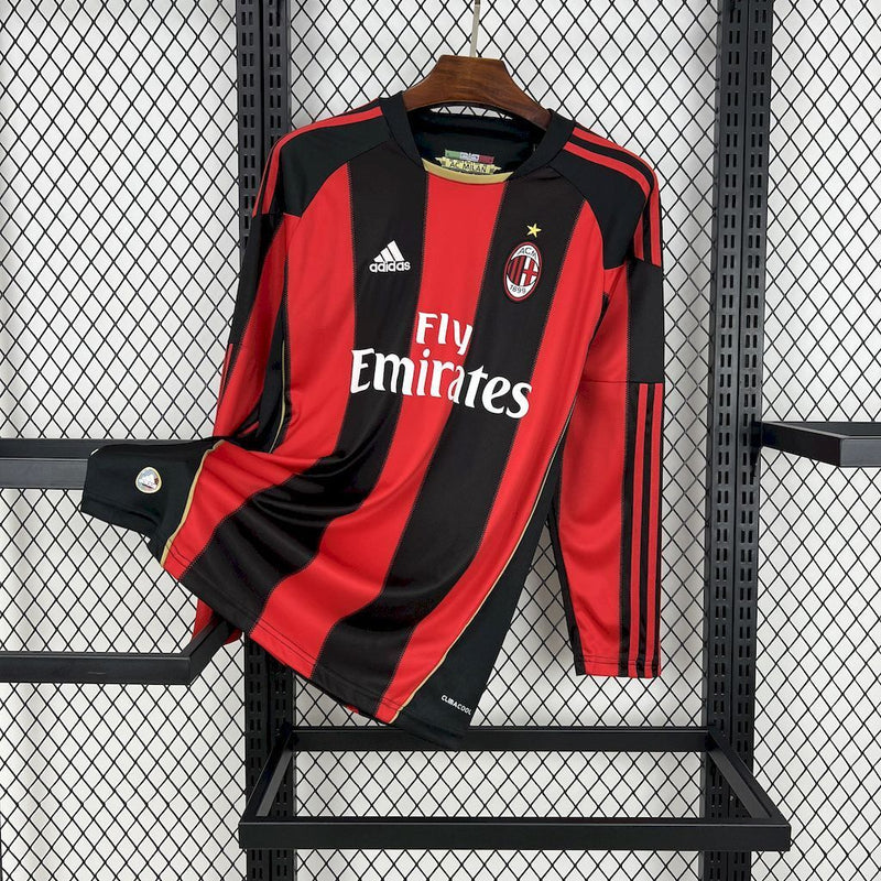 Camiseta Retro AC Milan Home 10/11 manga larga