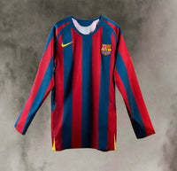 Camiseta retro T90 del FC Barcelona 05/06 Manga Larga