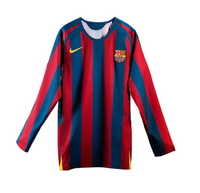Camiseta retro T90 del FC Barcelona 05/06 Manga Larga