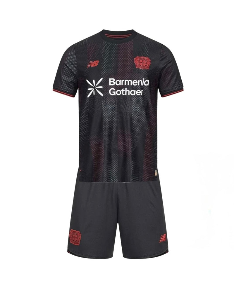 Camiseta y Pantalones Cortos para niño Bayer Leverkusen Home 25/26