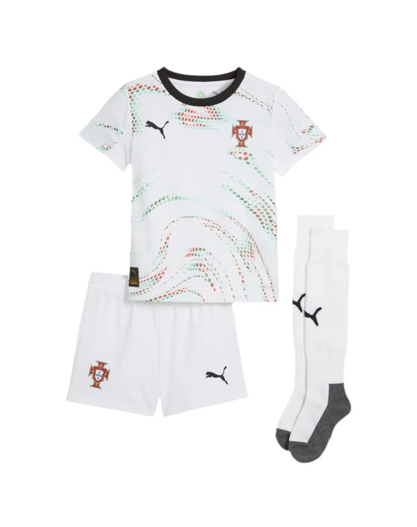 Camisa e Pantalones Cortos para Niño Portugal Away 25/26 - Con Medias