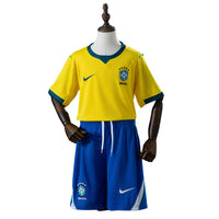 Camisa e Pantalones Cortos para Niño Brasil Home 26/27