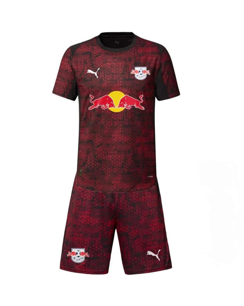 Camiseta y Pantalones Cortos para niño RB Leipzig Third 25/26