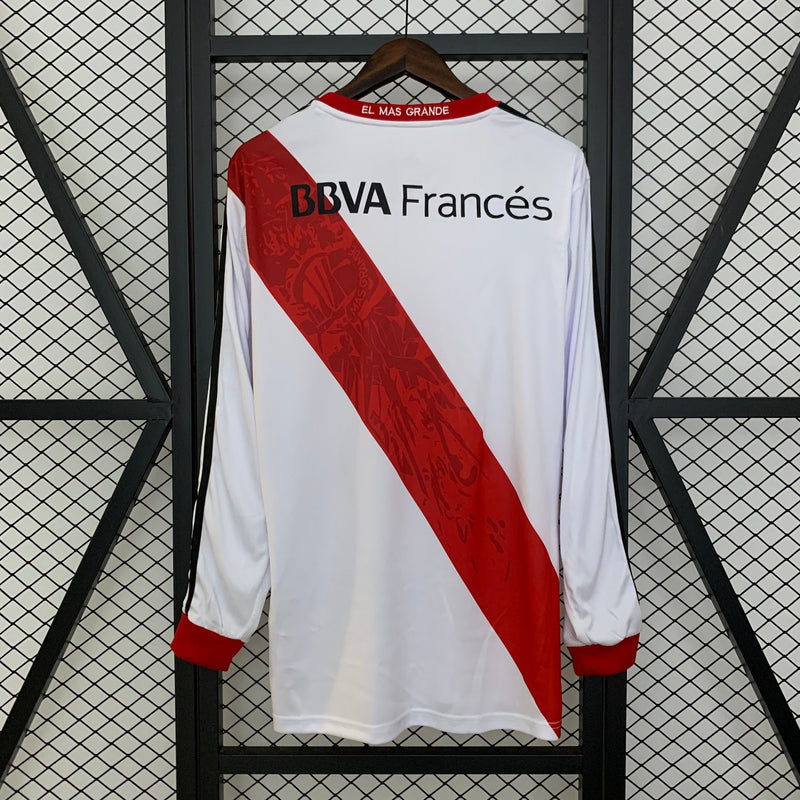 Camiseta Retro River Plate Home 13/14 - Manga Larga