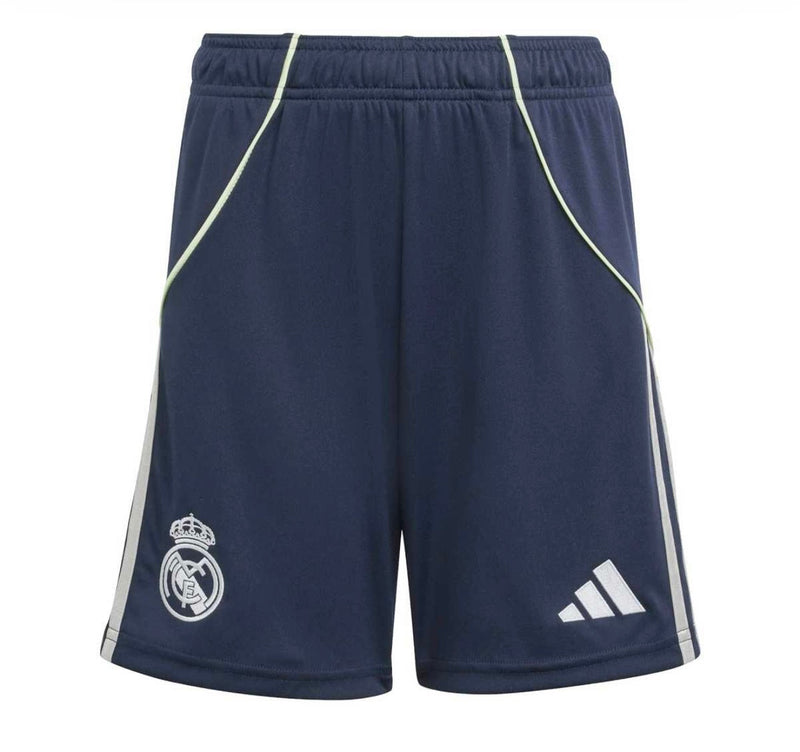 Camiseta y Pantalones Cortos Niños Real Madrid Away 25/26 - Con Medias