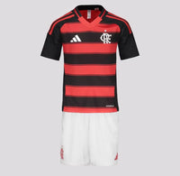 Camiseta y Pantalón Corto Niño Flamengo Home 25/26