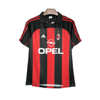 Camiseta Retro AC Milan Home 00/02