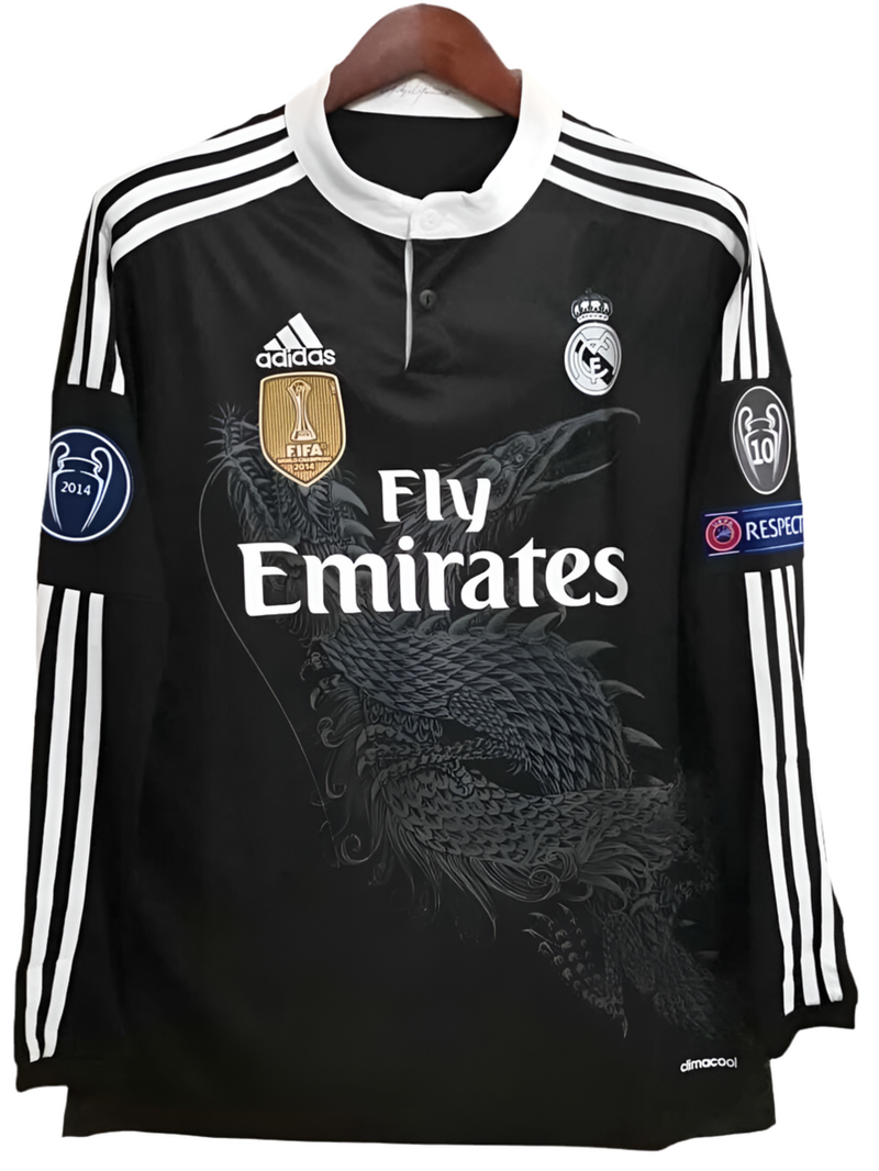 Camiseta manga larga Real Madrid Dragón Retro 14/15 - Con Patch