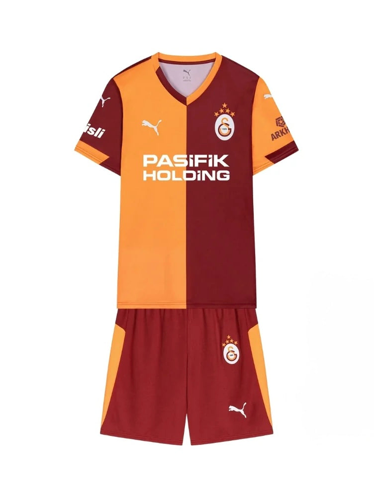 Camiseta y Pantalon Corto para Niño Galatasaray Home 25/26