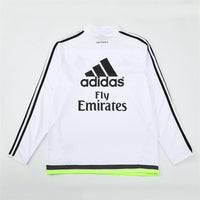 Camiseta de entrenamiento retro de manga larga del Real Madrid 15/16