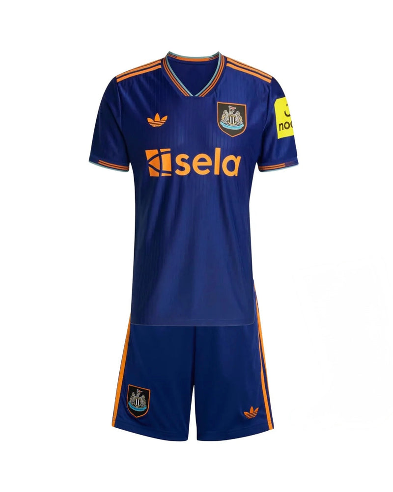 Camiseta y Pantalones Cortos para niños Newcastle Away 25/26