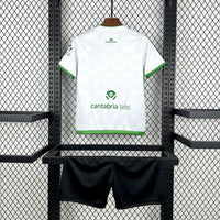 Camisa e Pantalones Cortos para Niño Racing Santander Home 25/26