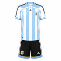 Camiseta y Pantalones Cortos para Niño Argentina Retro 2006