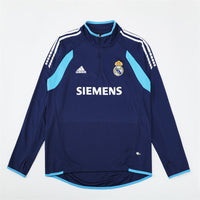 Camiseta de entrenamiento retro de manga larga del Real Madrid 05/06