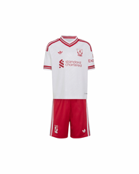 Camiseta y Pantalones Cortos para niños Liverpool Away 26/27