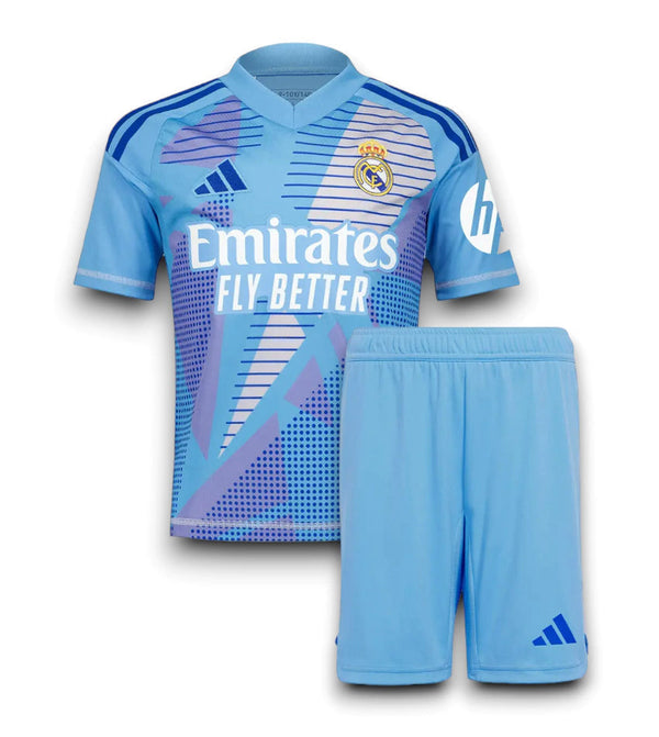 Camiseta y Pantalones Cortos Niños Real Madrid Portero 24/25