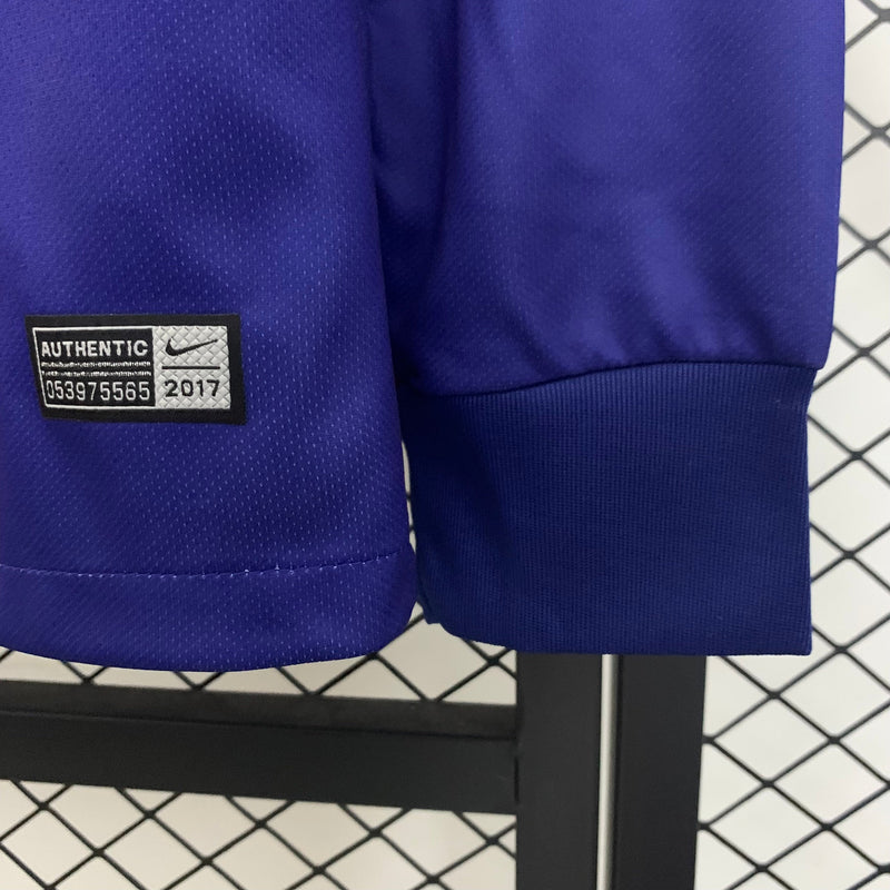 Camiseta FC Barcelona Retro Manga Larga 17/18