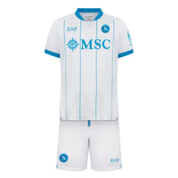 Camiseta y Pantalon Corto para Niño Napoli Away 26/27
