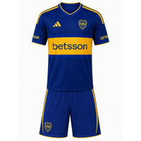 Camiseta y Pantalón Corto Niño Boca Juniors Home 26/27