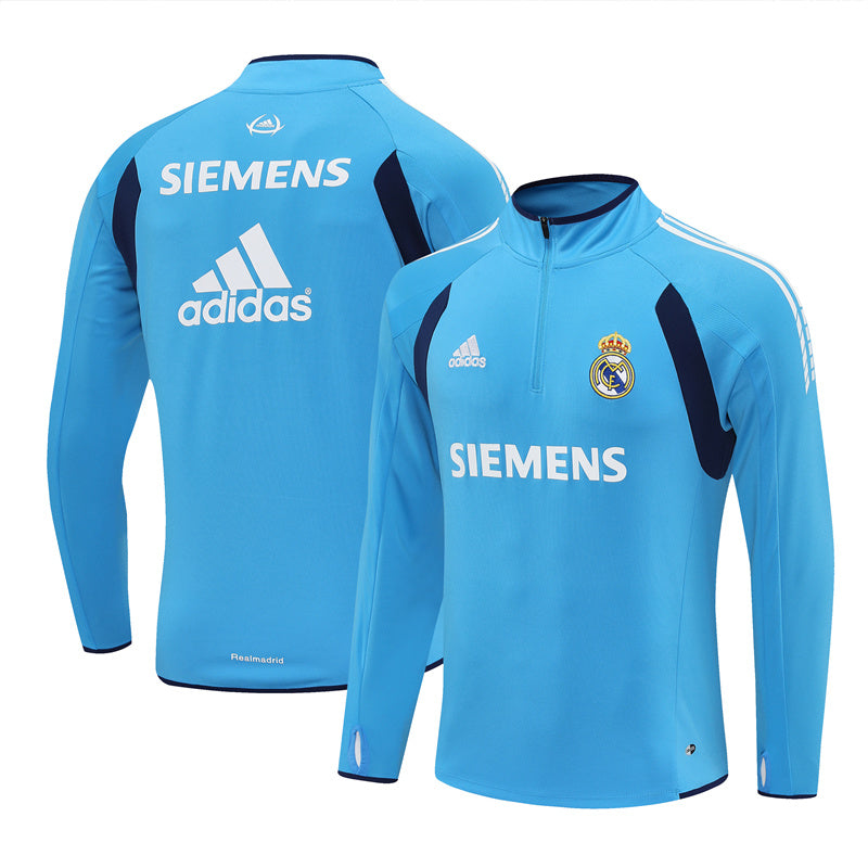 Camiseta de entrenamiento retro de manga larga del Real Madrid 05/06