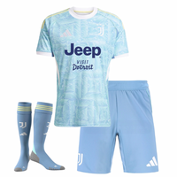 Camisa y Pantalones Cortos para Niños Juventus Away 25/26 - Con Calzettoni