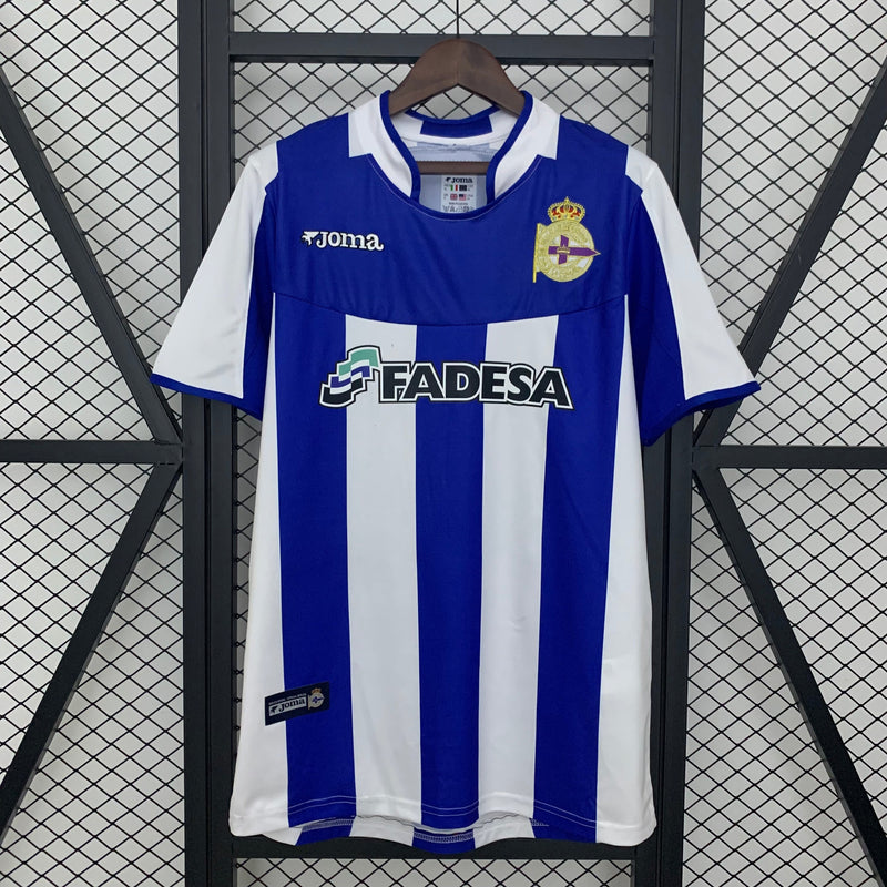 Camiseta Retro Deportivo La Coruña Home 03/04