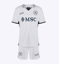 Camiseta y Pantalon Corto para Niño Napoli Away 24/25