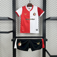 Camisa e Pantalones Cortos para Niño Feyenoord Home 25/26