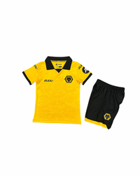 Camiseta y Pantalones Cortos para Niños Wolverhampton Home 25/26