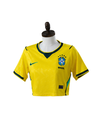 Camiseta Corta Brasil Home 26/27 Mujer