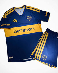 Camiseta y Pantalón Corto Niño Boca Juniors Home 26/27