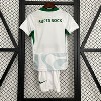 Camiseta y Pantalones Cortos para Niños  Sporting Lisbon away 25/26