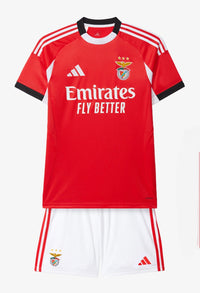 Camiseta y Pantanoles Cortos Niño Benfica Home 25/26