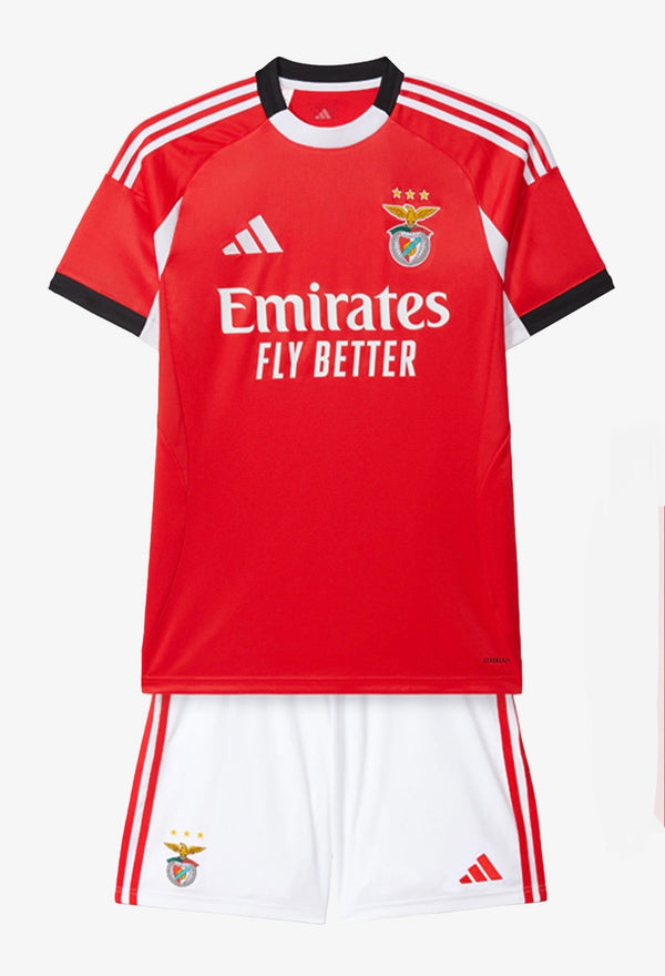 Camiseta y Pantanoles Cortos Niño Benfica Home 25/26