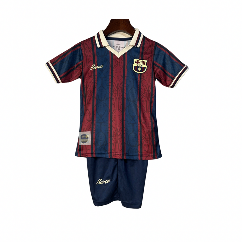 Camiseta y Pantalón Corto Niño FC Barcelona Edición Especial