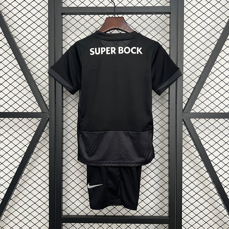 Camiseta y Pantanoles Cortos Niño Sporting  edición especial 25/26