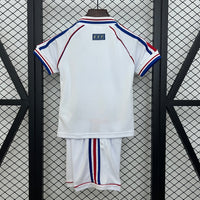 Camisa e Pantalones Cortos para Niño Retro Francia Away 1998